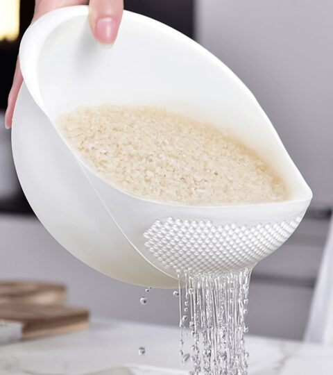 Bartans 1/2pcs Rice Washing Drain Basket, Rice Washing Filter Basket