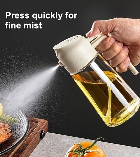 Bartan 2 In 1 Oil Dispenser Bottle For Kitchen