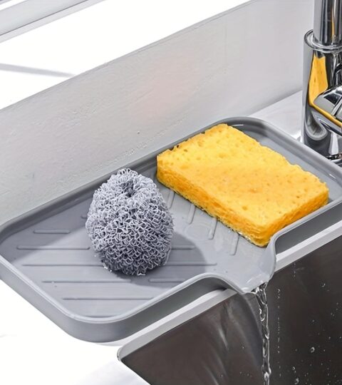 Bartans Upgrade Your Sink Storage With The Countertop Sink Scrubber Drain Pad